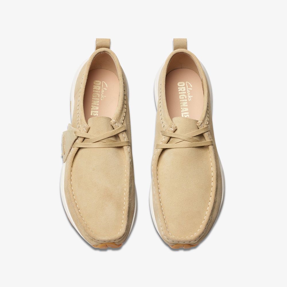 Light Brown Clarks Walla Eden Lo Men Loafers | 5893HAKZT