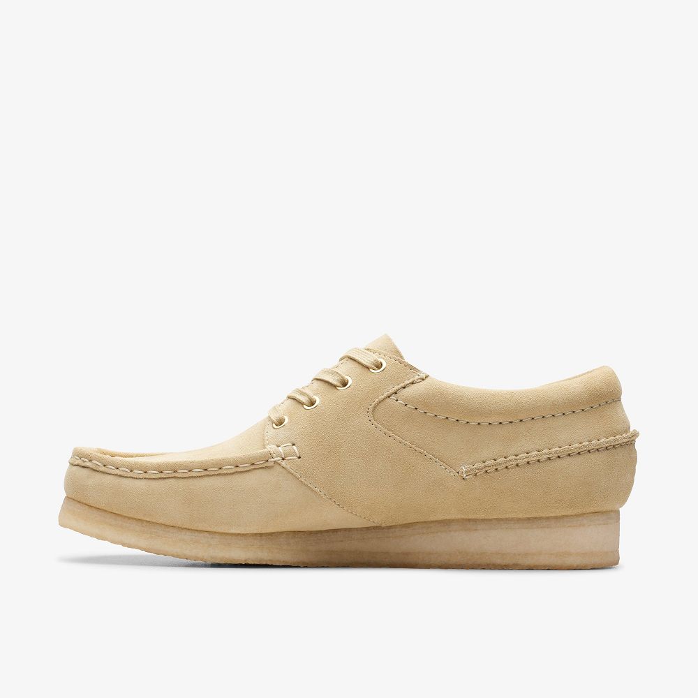 Light Brown Clarks Wallabee Boat Men Loafers | 9782MPZBU