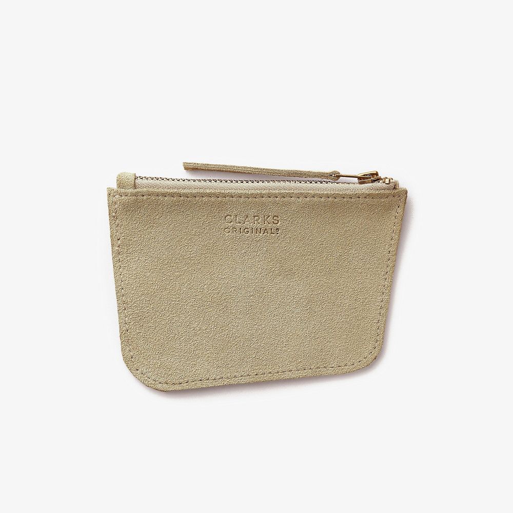 Light Brown Clarks Wallabee Coin Men Wallets | 3450JVYHP