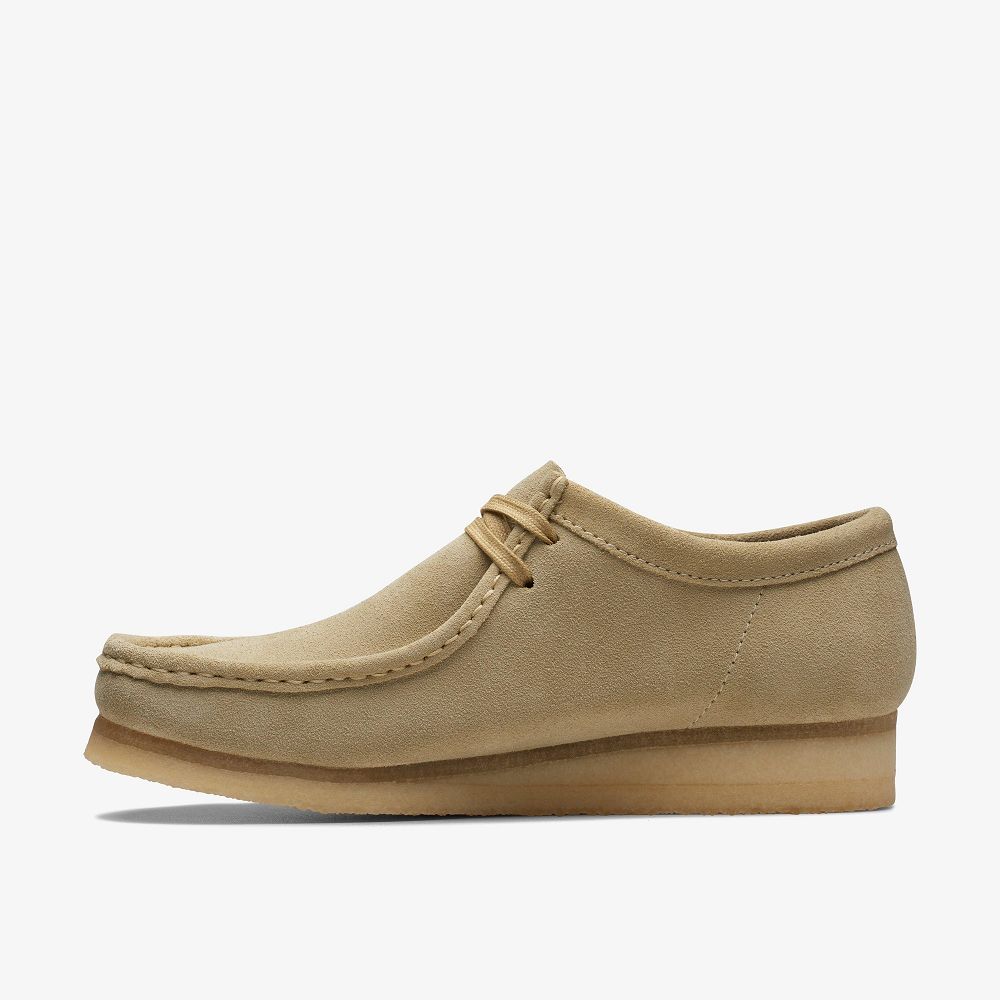 Light Brown Clarks Wallabee Men Loafers | 2956HRSWC