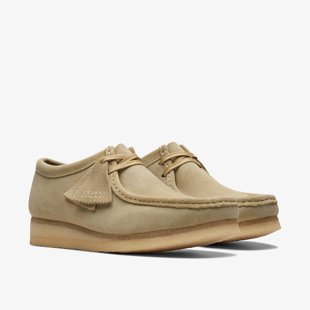 Light Brown Clarks Wallabee Men Loafers | 2956HRSWC