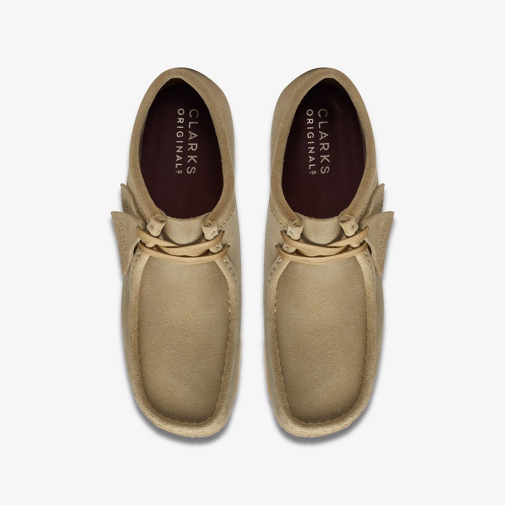 Light Brown Clarks Wallabee Men Loafers | 2956HRSWC