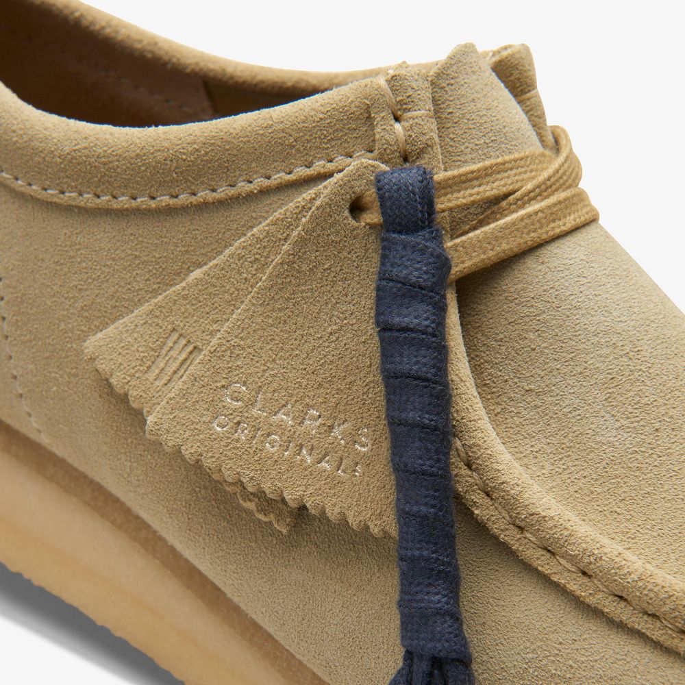 Light Brown Clarks Wallabee Men Loafers | 2956HRSWC