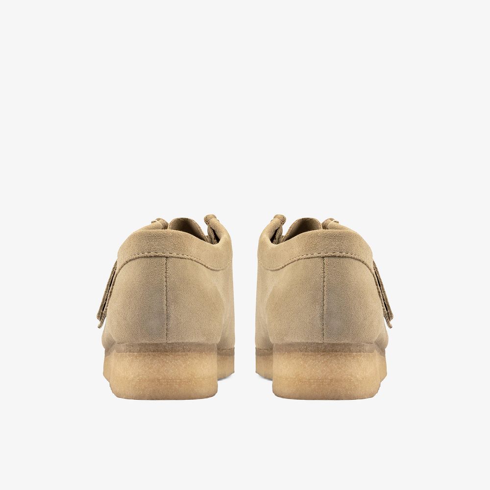 Light Brown Clarks Wallabee Women Loafers | 5732IQCOG