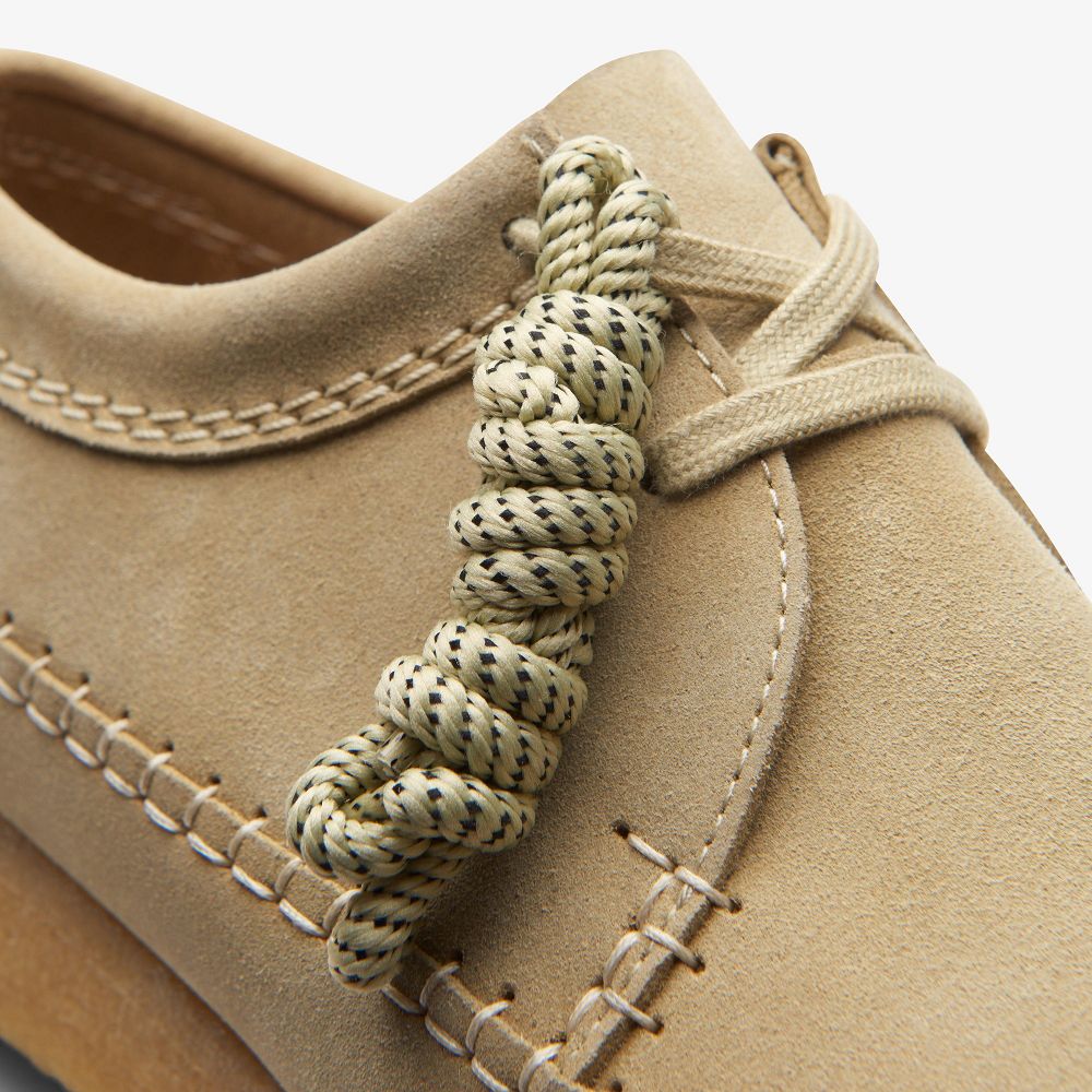 Light Brown Clarks Weaver Men Moccasins | 7942WXELA