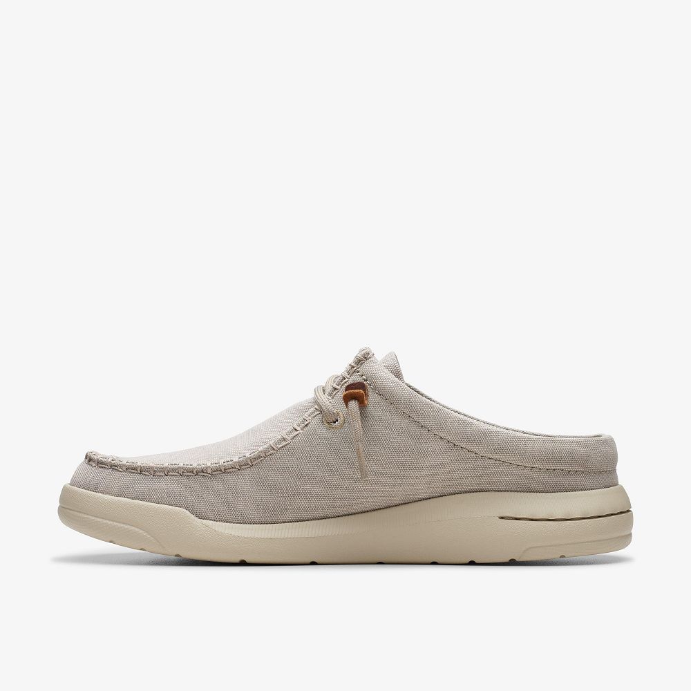 Light Grey Textile Clarks Driftlite Surf Men Boat Shoes | 2319TZXEW