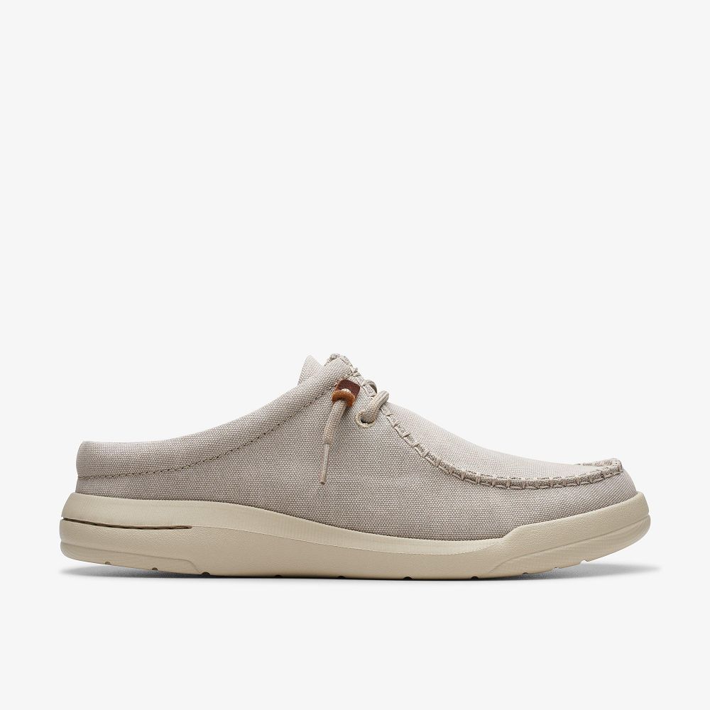 Light Grey Textile Clarks Driftlite Surf Men Boat Shoes | 2319TZXEW