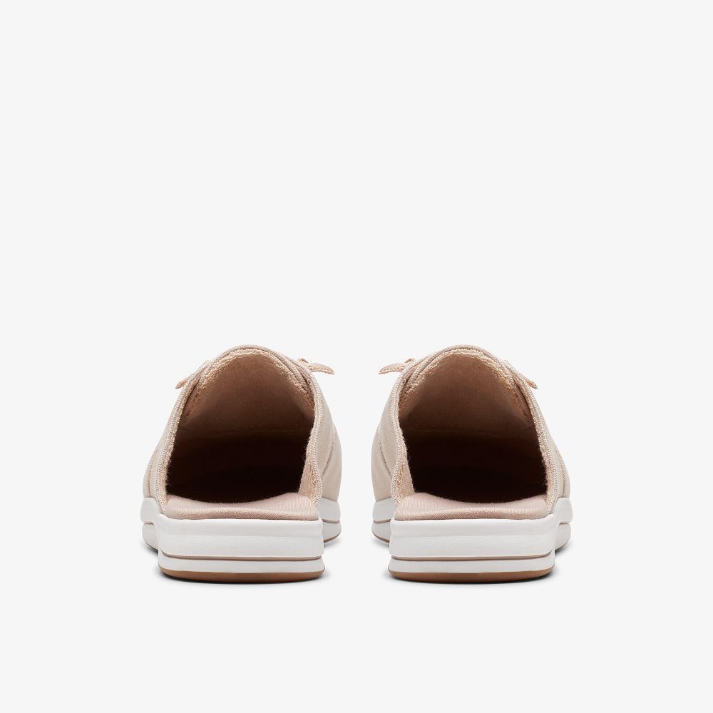 Light Sand Clarks Breeze Clara Women Mules | 4596UXEYF