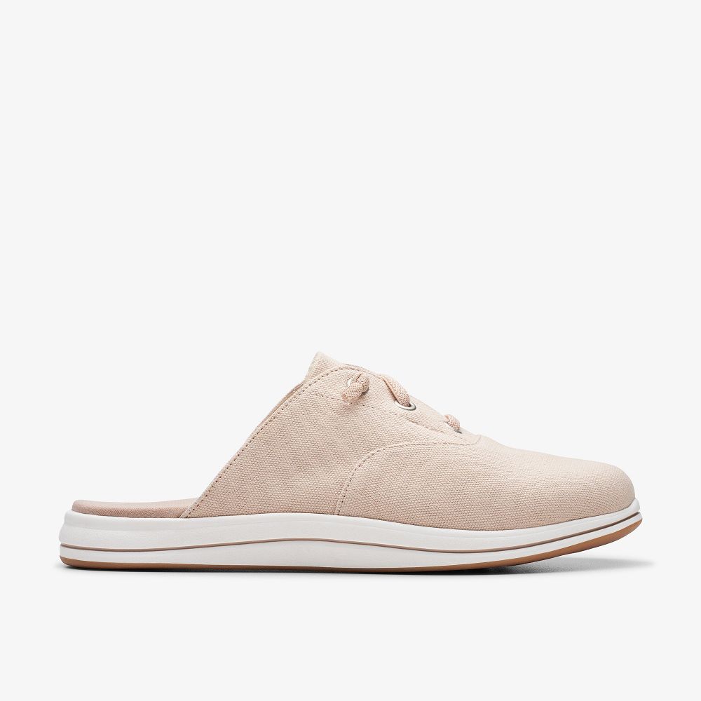 Light Sand Clarks Breeze Clara Women Mules | 4596UXEYF