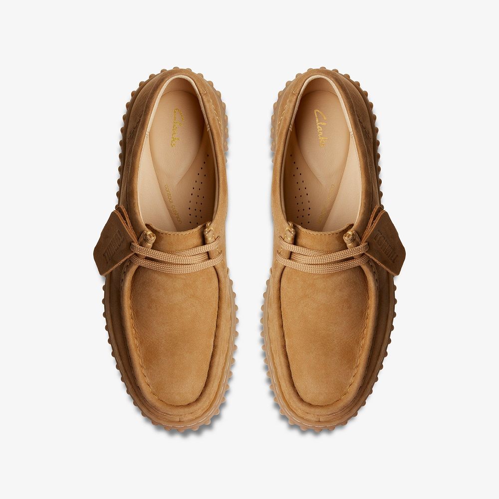 Light Tan Nubuck Clarks Torhill Bee Women Loafers | 7410RNOSH