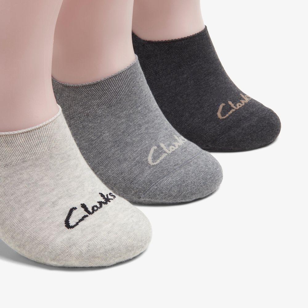 Multicolor Clarks 3 Pack Liners Men Socks | 7628XAZOC