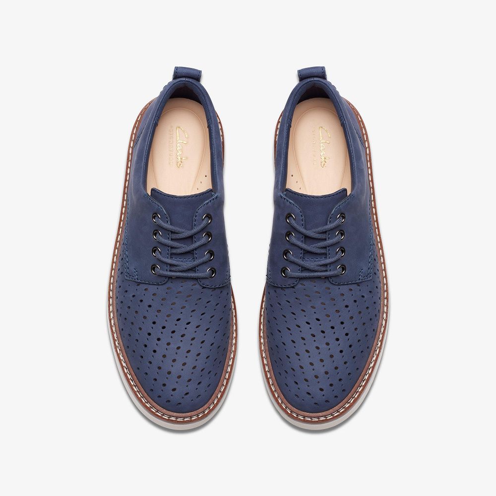 Navy Nubuck Clarks Orianna Move Women Oxfords | 6053NVOJP