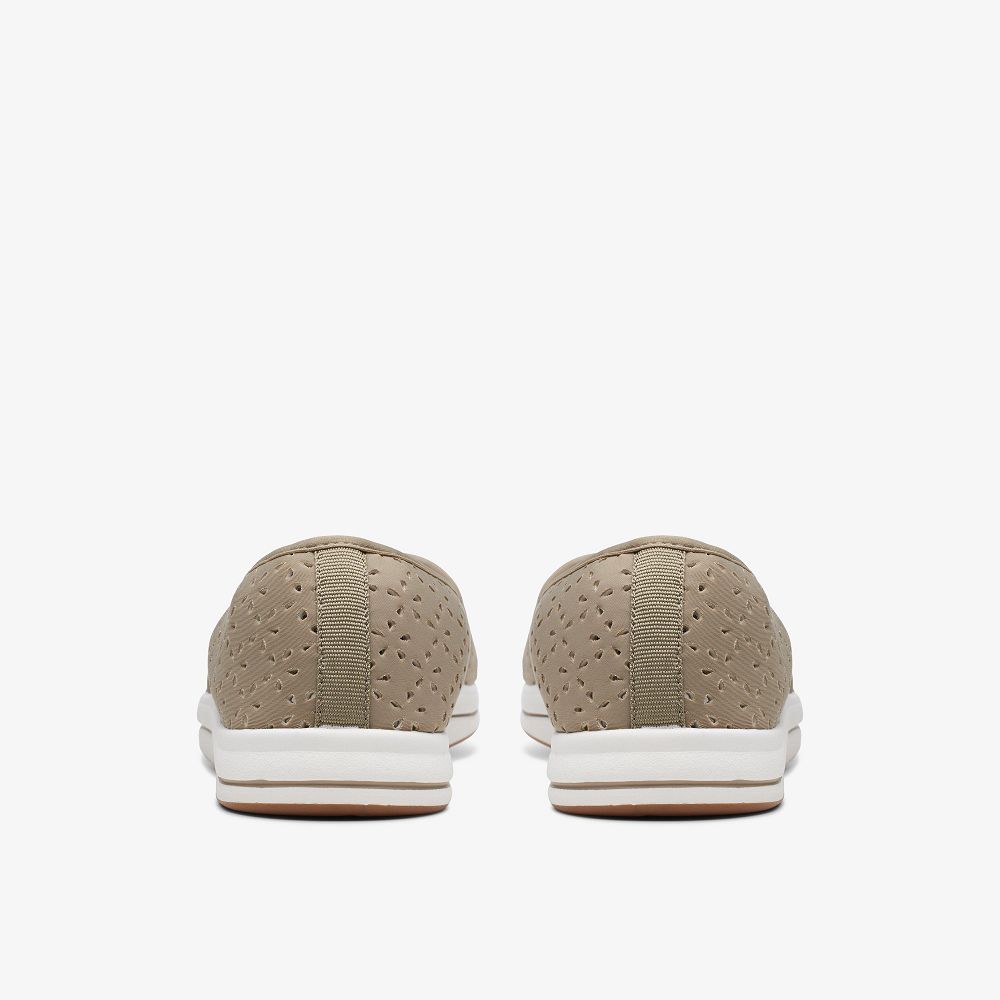 Olive Clarks Breeze Emily Women Slip-Ons | 6231BSYJA