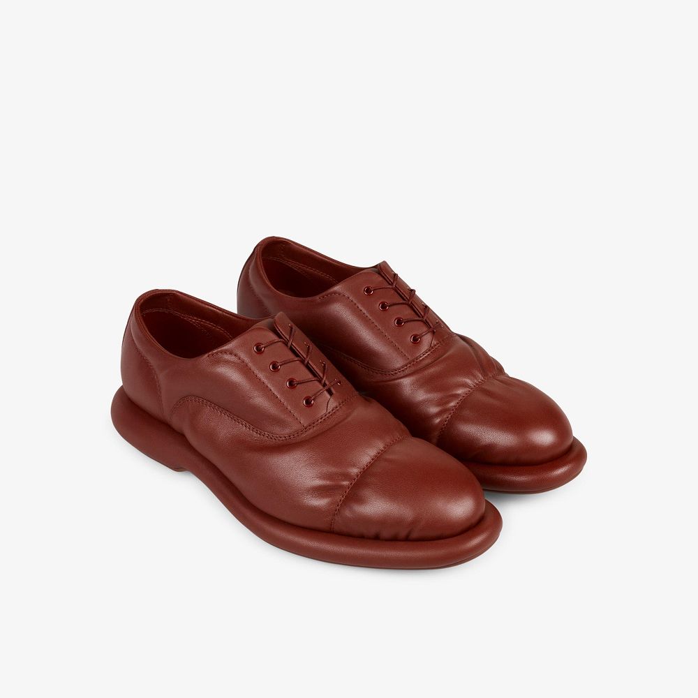 Oxblood Leather Clarks Martine Rose Mens Men Oxfords | 9245VQAPL