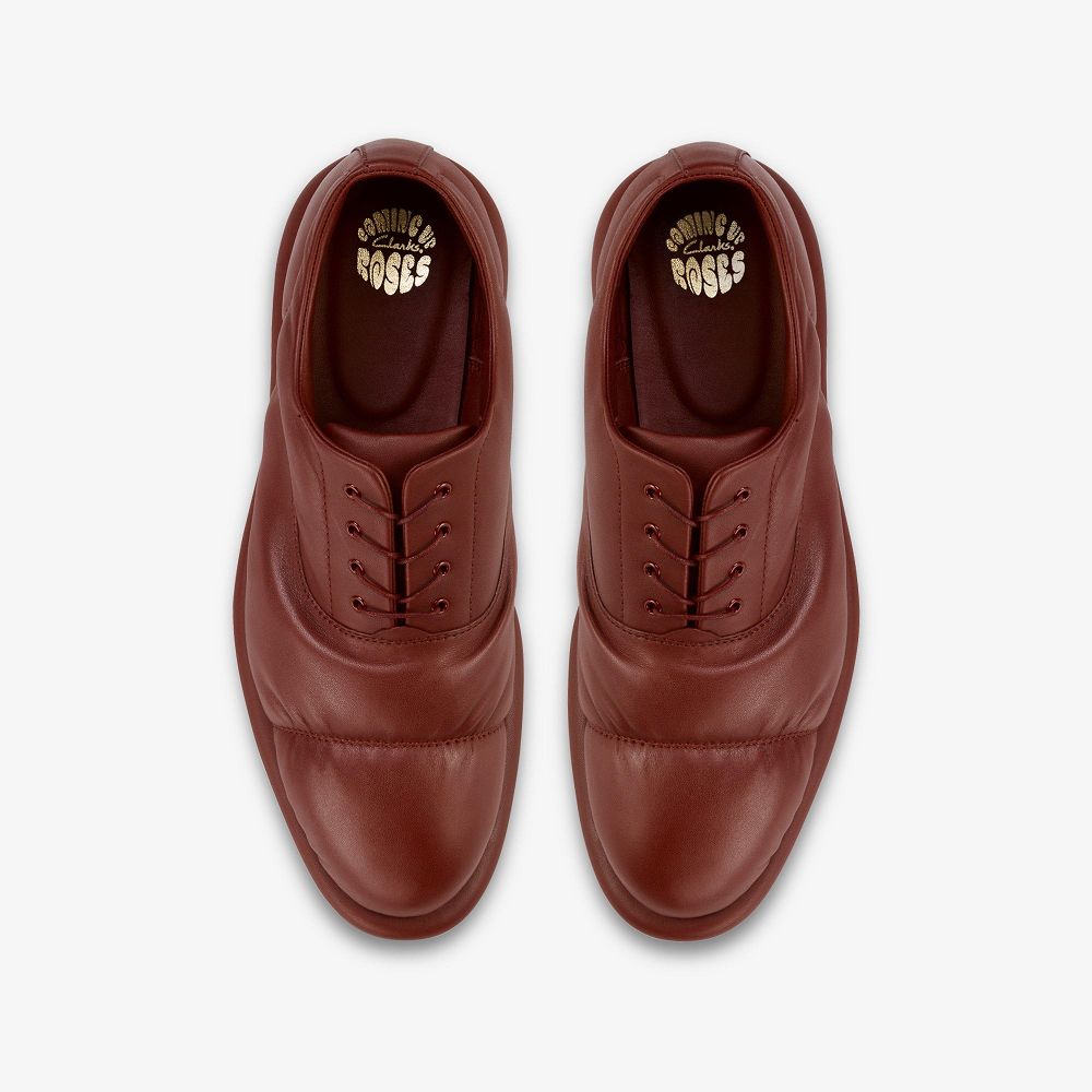 Oxblood Leather Clarks Martine Rose Mens Men Oxfords | 9245VQAPL