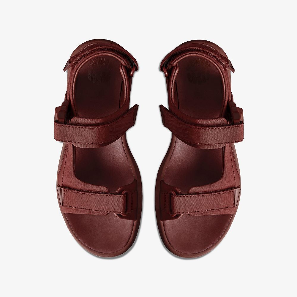 Oxblood Textile Clarks Martine Rose Mens Men Sandals | 3815OBNQC