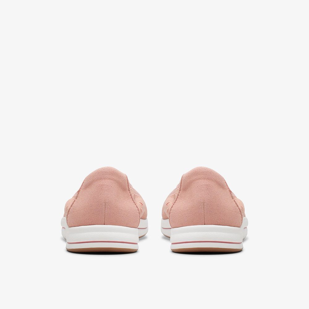 Peach Clarks Breeze Roam Women Slip-Ons | 5469OXTCA