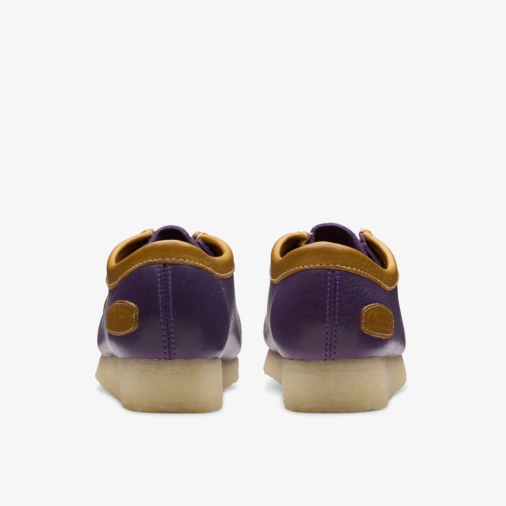 Purple Combination Clarks Wallabee X Claima Men Loafers | 4017VJPMR