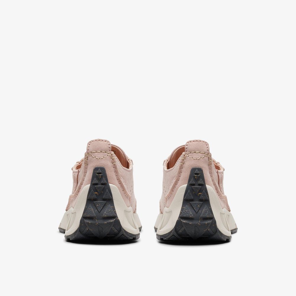 Rose Nubuck Clarks Craft Speed Women Sneakers | 7352PHYVC