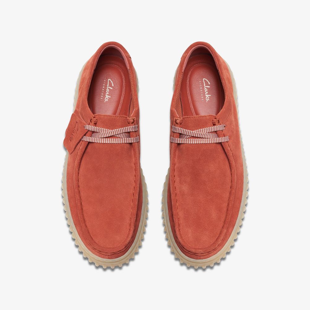 Rust Suede Clarks Torhill Lo Men Moccasins | 2478LIOVF