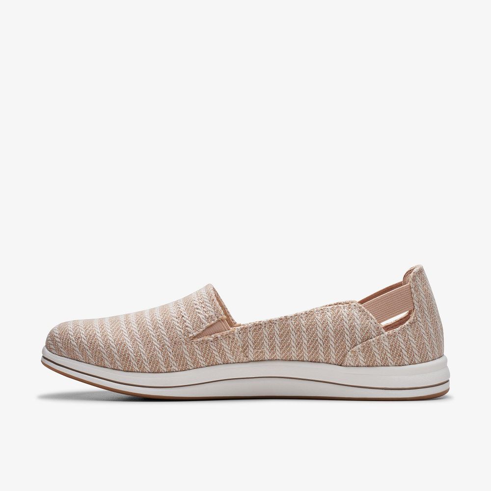 Sand Clarks Breeze Step II Women Slip-Ons | 8071TYWFO