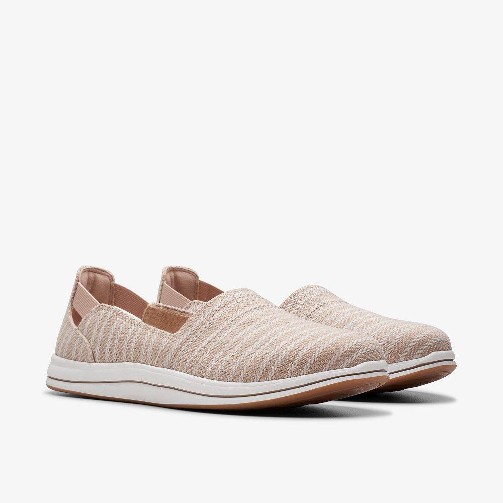 Sand Clarks Breeze Step II Women Slip-Ons | 8071TYWFO