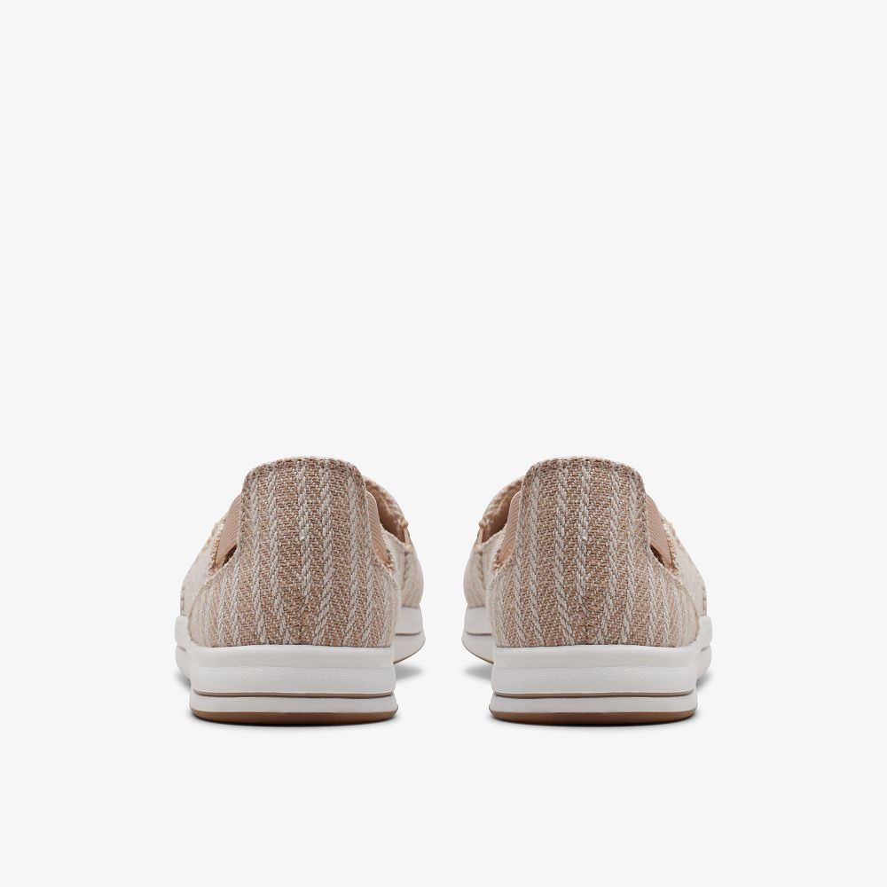 Sand Clarks Breeze Step II Women Slip-Ons | 8071TYWFO