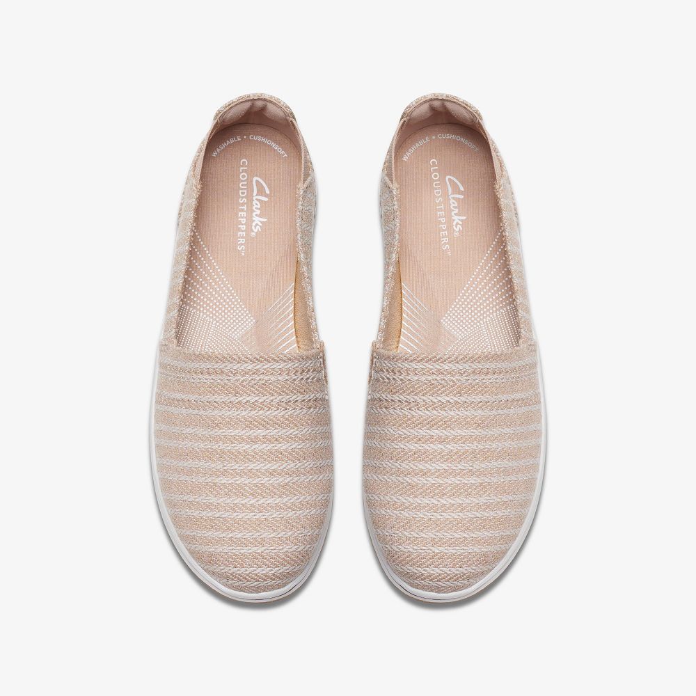 Sand Clarks Breeze Step II Women Slip-Ons | 8071TYWFO