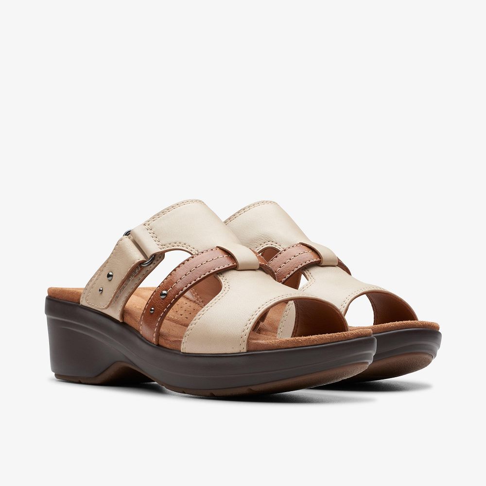 Sand Combination Clarks Tuleah Jane Women Sandals | 3964LFSAM