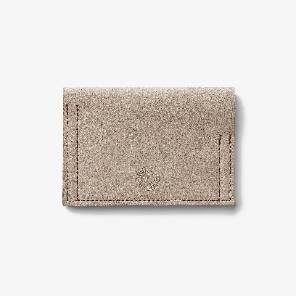 Sand Suede Clarks Desert Card Men Wallets | 1048BDEAO