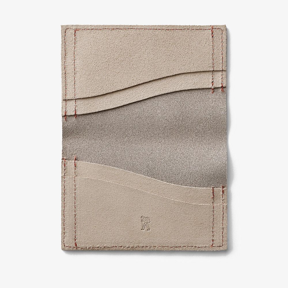 Sand Suede Clarks Desert Card Men Wallets | 1048BDEAO