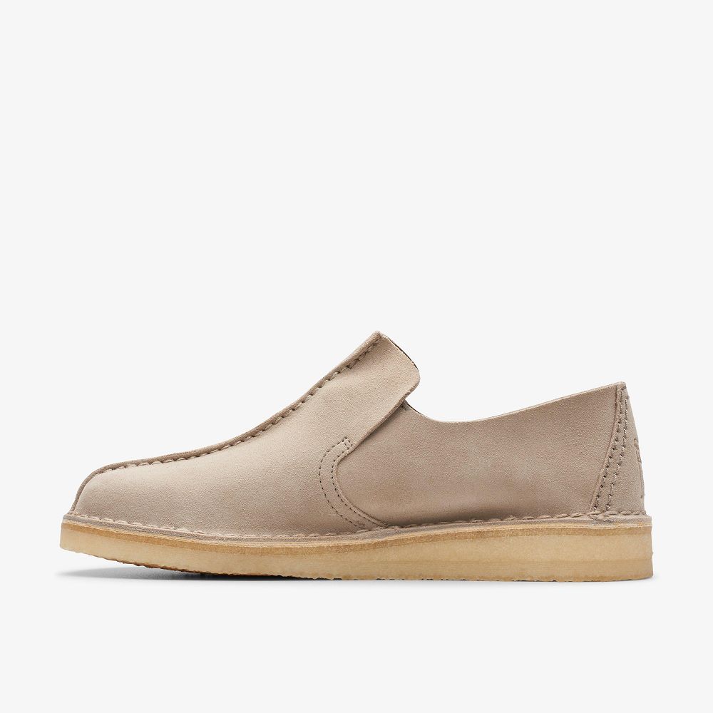 Sand Suede Clarks Desert Mosier Men Loafers | 0792YCNSH