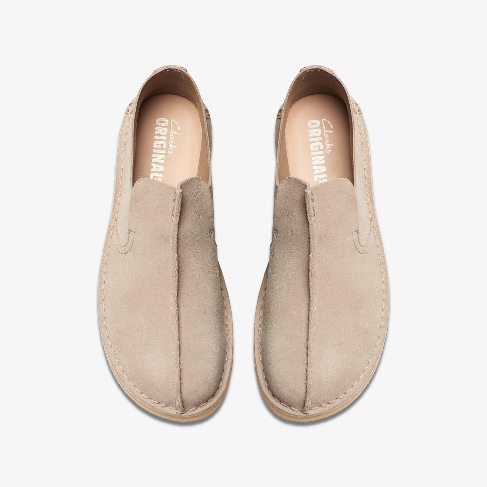 Sand Suede Clarks Desert Mosier Men Loafers | 0792YCNSH