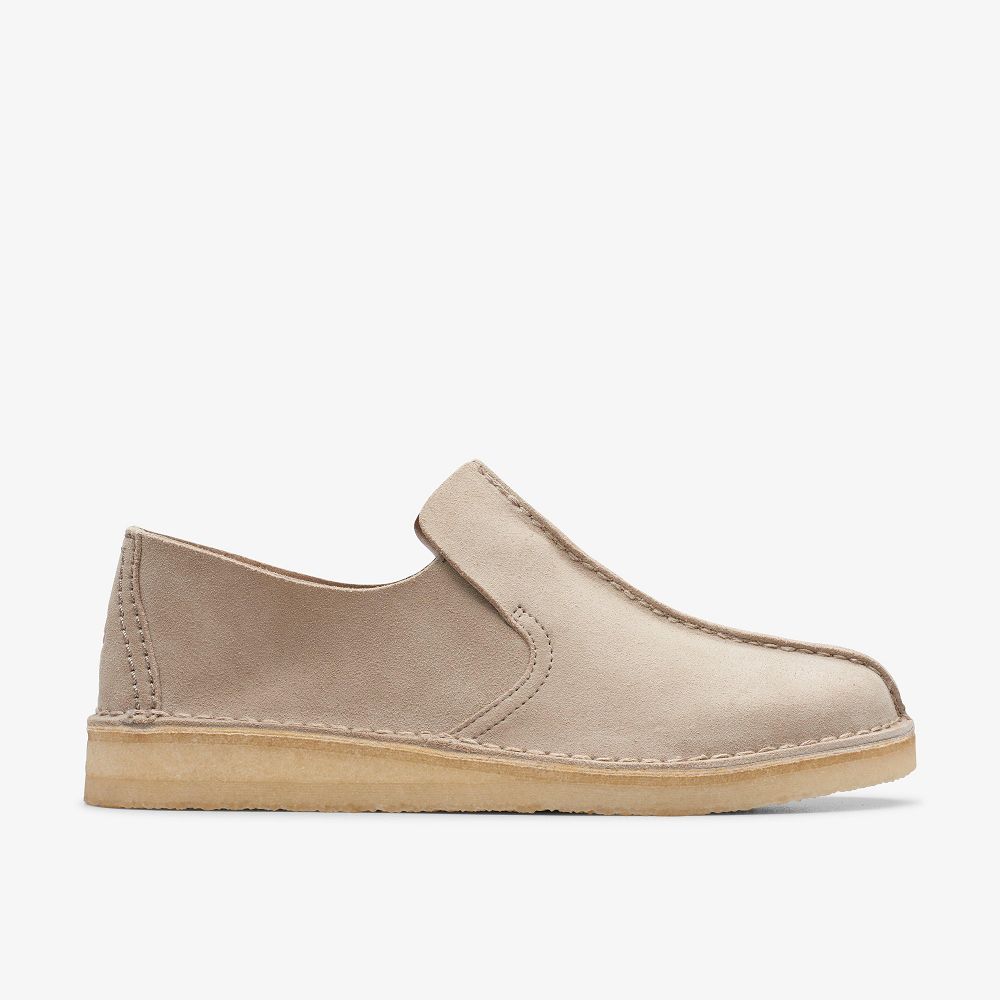 Sand Suede Clarks Desert Mosier Men Loafers | 0792YCNSH