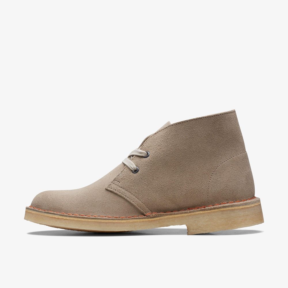 Sand Suede Clarks Desert Women Boots | 6957PDQJK