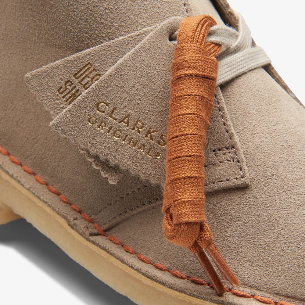 Sand Suede Clarks Desert Women Boots | 6957PDQJK