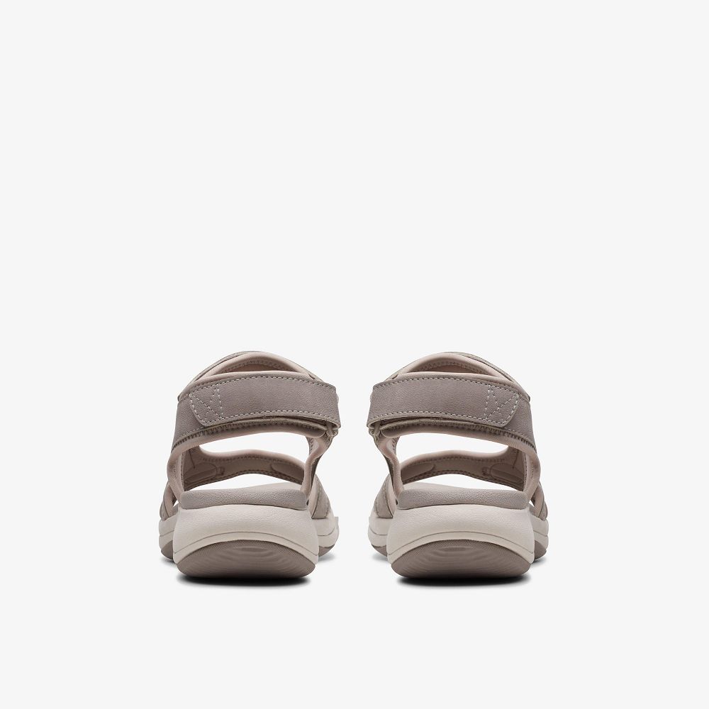 Stone Clarks Mira Bay Women Sandals | 8734SPYNA