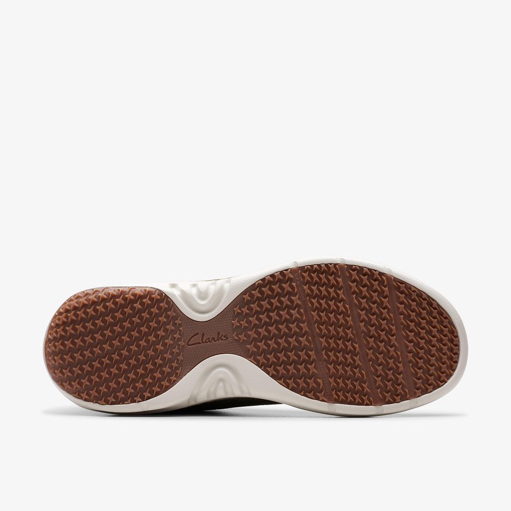 Stone Combination Clarks Clarks Pro Knit Men Sneakers | 5364EKDFI