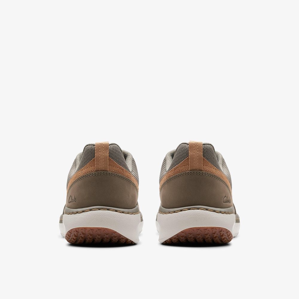 Stone Combination Clarks Clarks Pro Knit Men Sneakers | 5364EKDFI