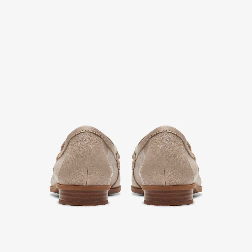 Stone Leather Clarks Sarafyna Iris Women Loafers | 0926VPORY