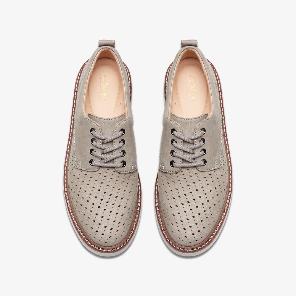 Stone Nubuck Clarks Orianna Move Women Derby Shoes | 1602IPNKG