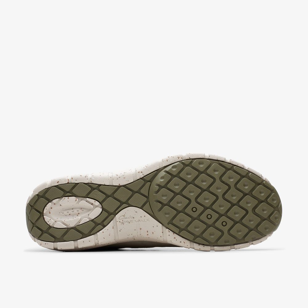 Stone Nubuck Clarks Wave Range Women Sneakers | 0324DJNTO