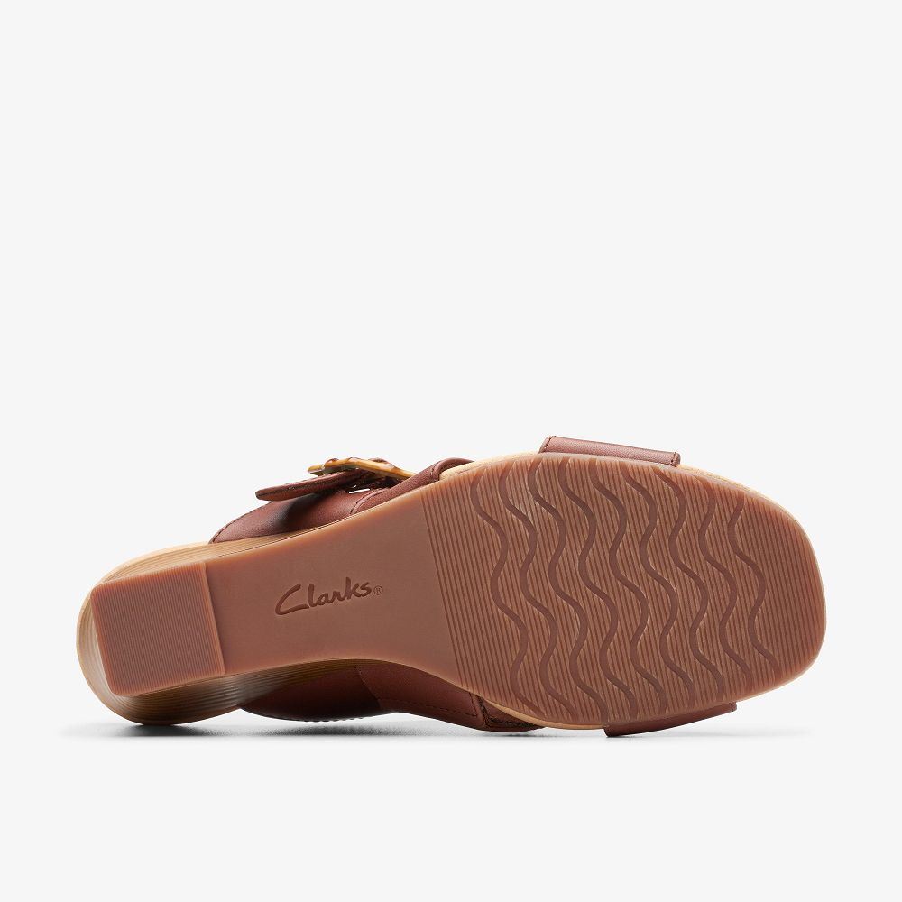 Tan Clarks Kyarra Judi Women Sandals | 5142TQNGE