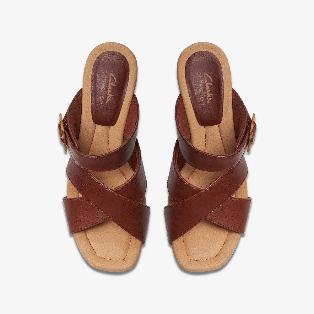 Tan Clarks Kyarra Judi Women Sandals | 5142TQNGE