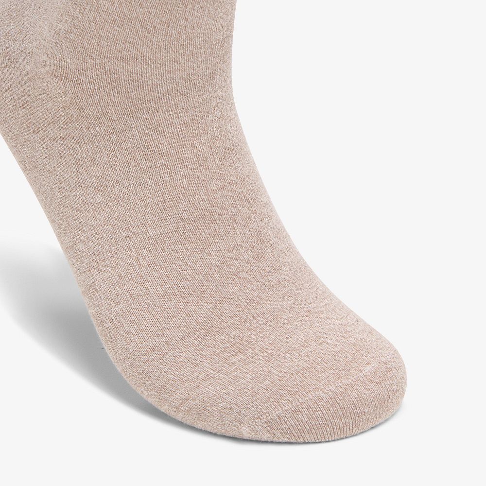 Tan Clarks Marled Crew Men Socks | 8760HFKUT