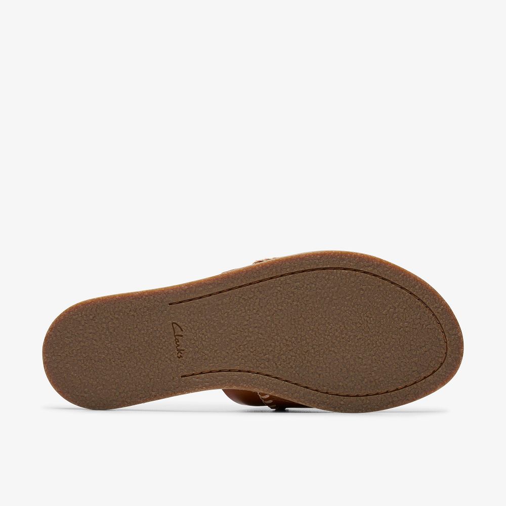 Tan Interest Clarks Maritime Women Sandals | 8709MEBWG