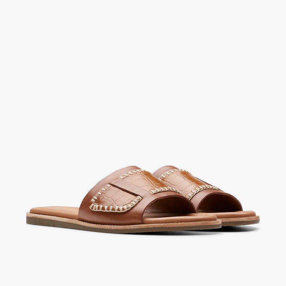 Tan Interest Clarks Maritime Women Sandals | 8709MEBWG