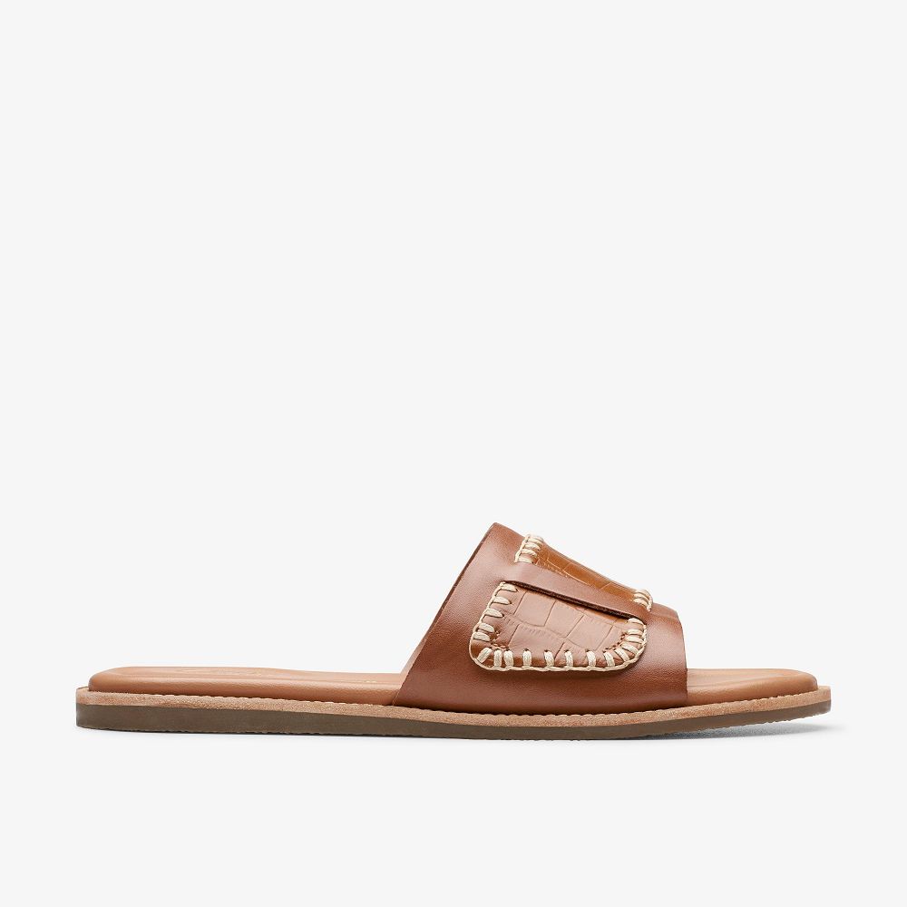 Tan Interest Clarks Maritime Women Sandals | 8709MEBWG