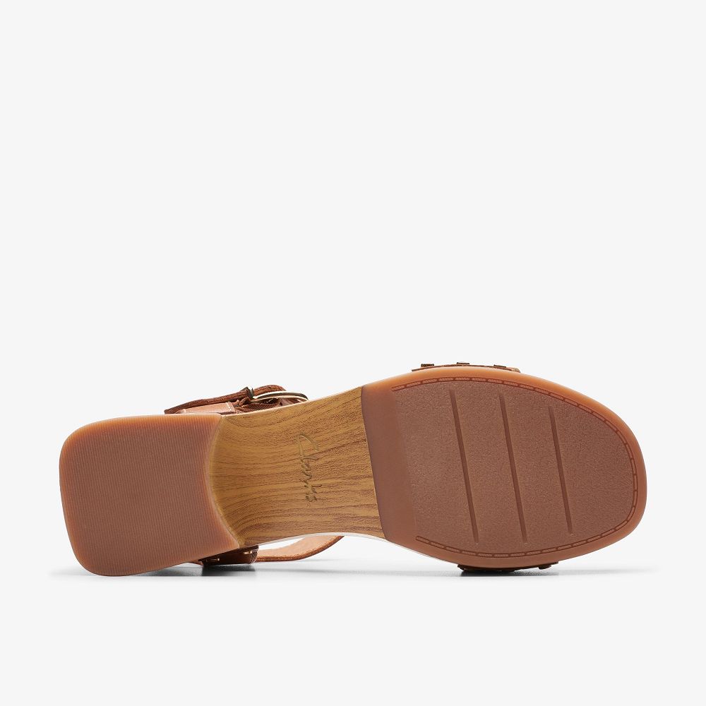 Tan Interest Clarks Sivanne Bay Women Sandals | 5134XFGED