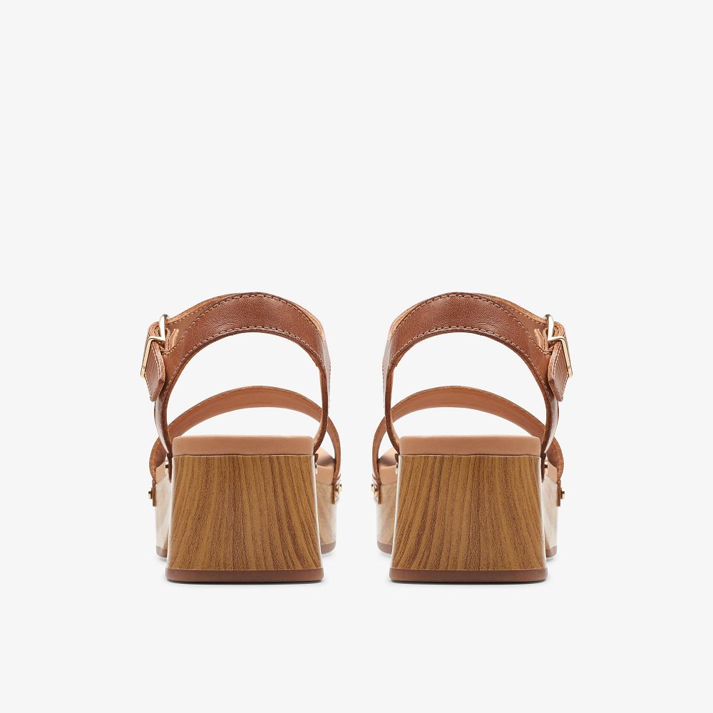 Tan Interest Clarks Sivanne Bay Women Sandals | 5134XFGED